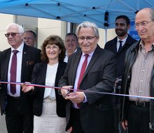 Inauguration de l'Hôtel de police intercommunale à Louvres 